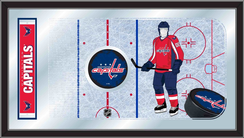 Washington Capitals 15"x26" Hockey Rink Mirror