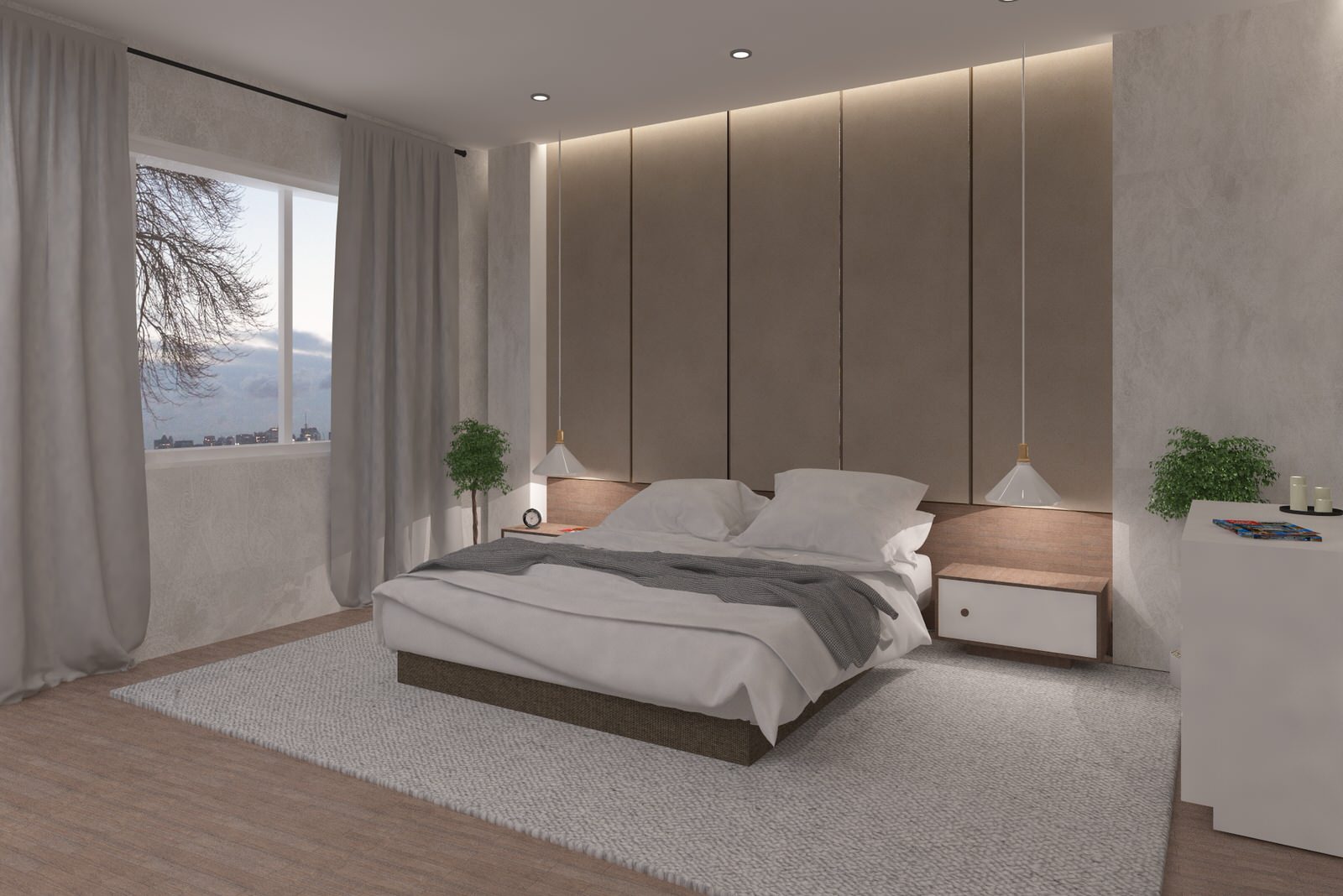 Дизайн интерьера спальни