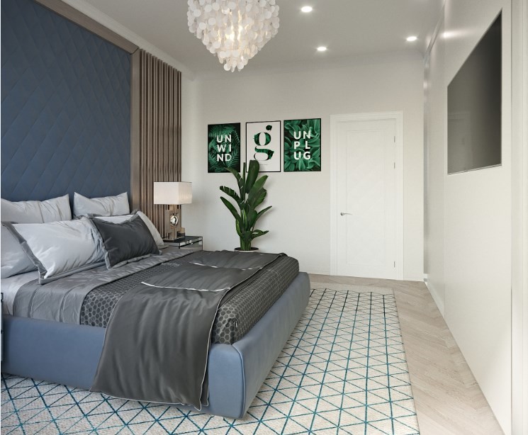 Двухкомнатная квартира в центре города для молодой семьи