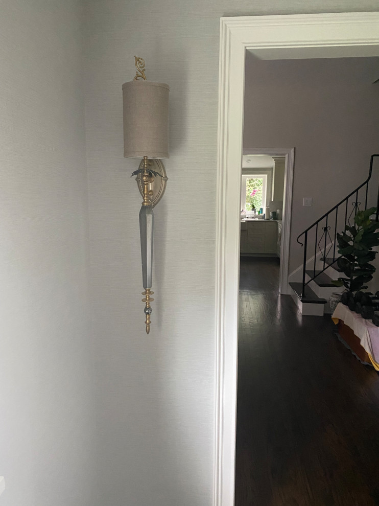 Sloped ceiling adaptable flush mount lighting help wanted