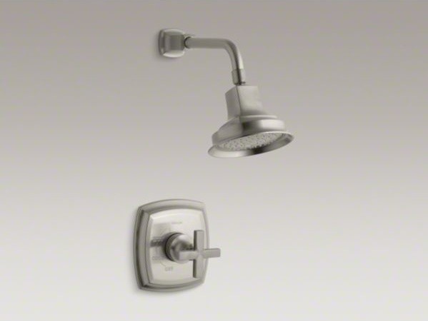 KOHLER Margaux(R) Rite-Temp(R) pressure-balancing shower faucet trim with cross