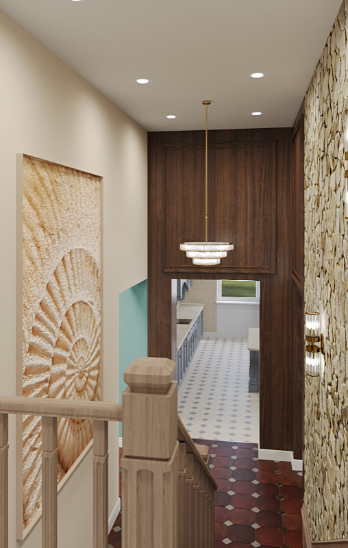 Холл с лестницей