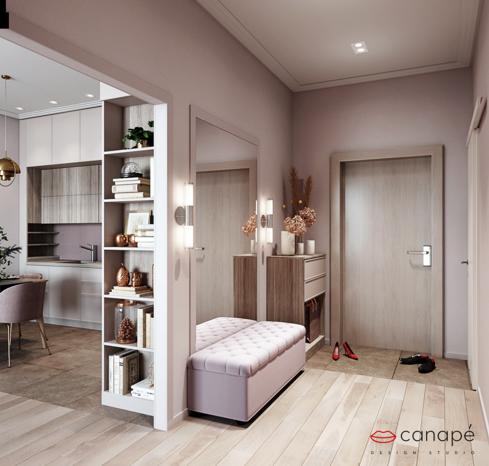 Романтичная квартира в пудровых тонах