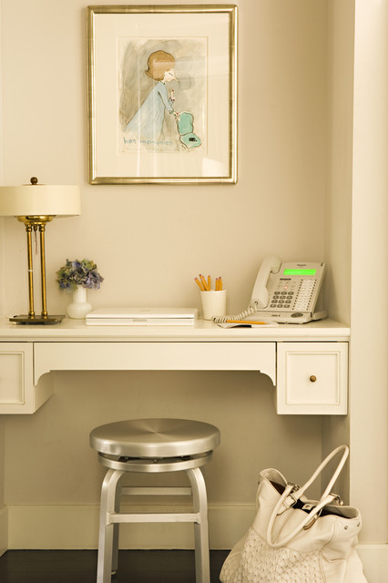 Rustic Canyon New Home transitional-home-office