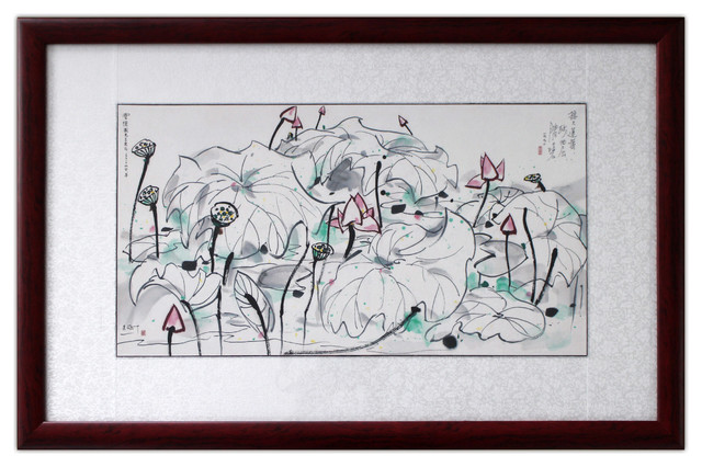 Lotus Flowers II by Wu Guanzhong