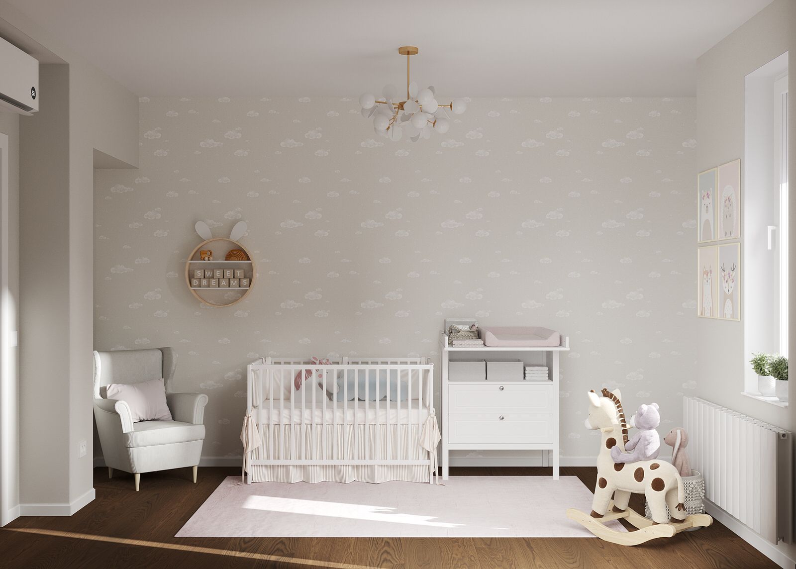 Детская комната для девочки