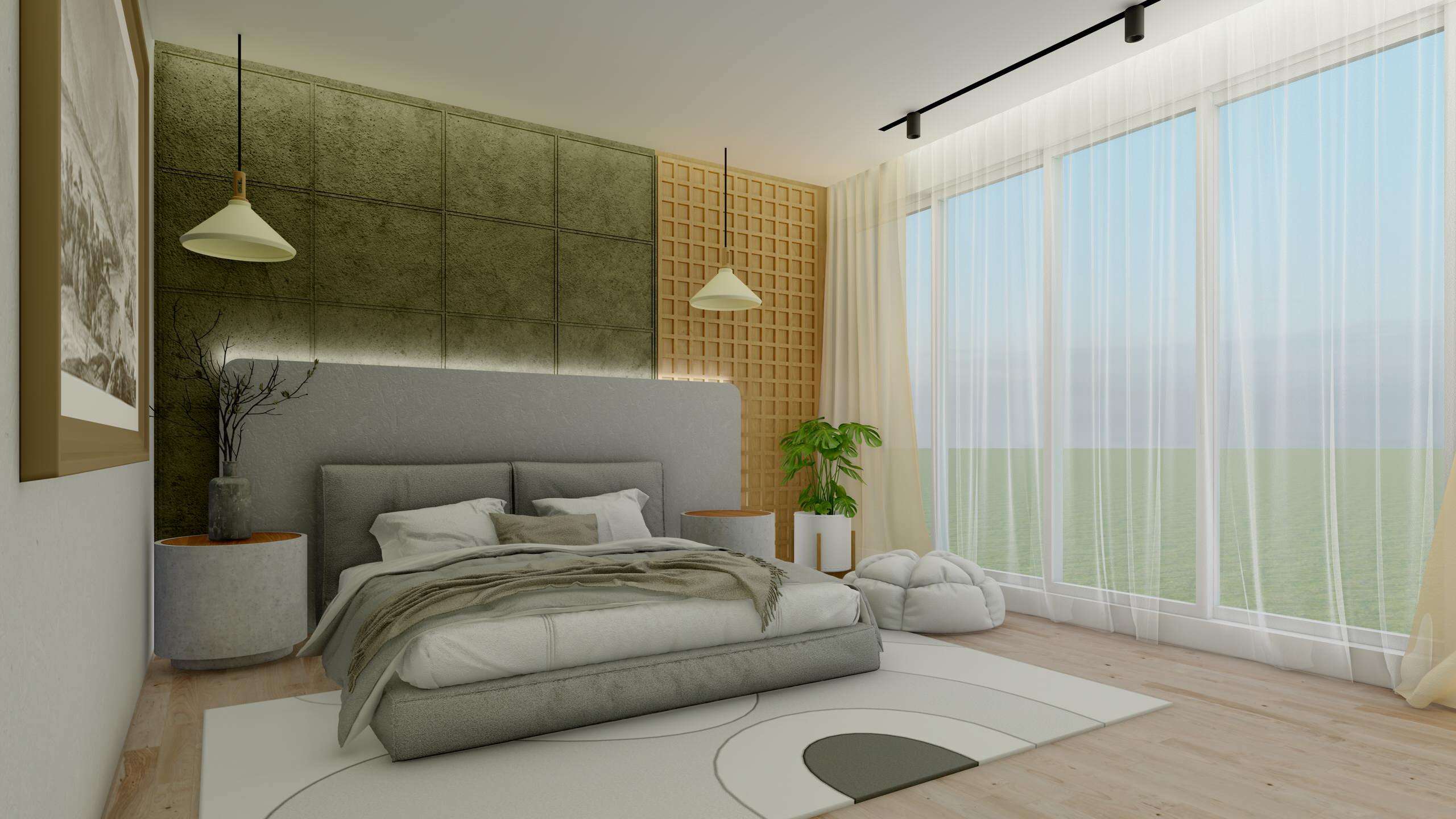 Boho-Inspired Cosy Bedroom in Surbiton