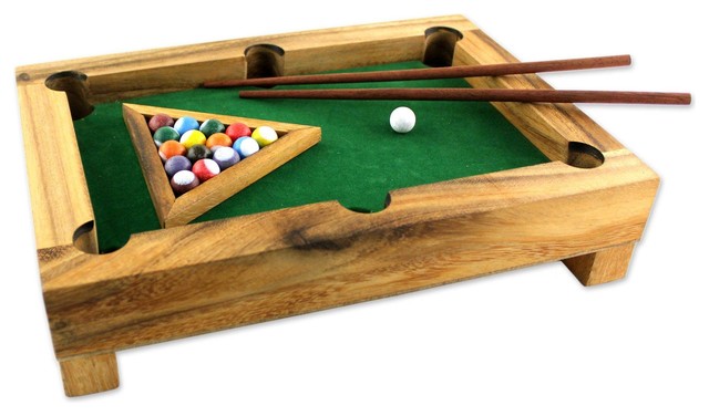 miniature pool table