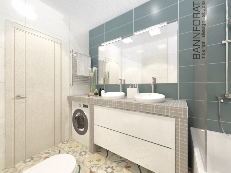 Ванная комната морская