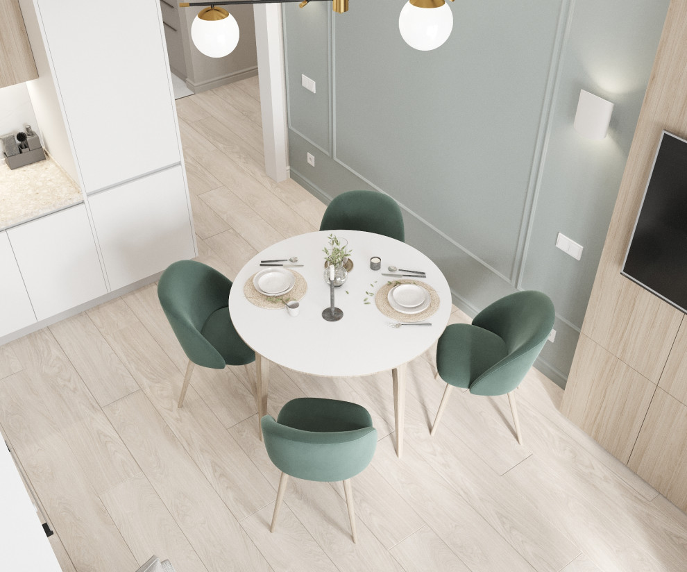 Кухня-гостиная в ЖК Аристократ