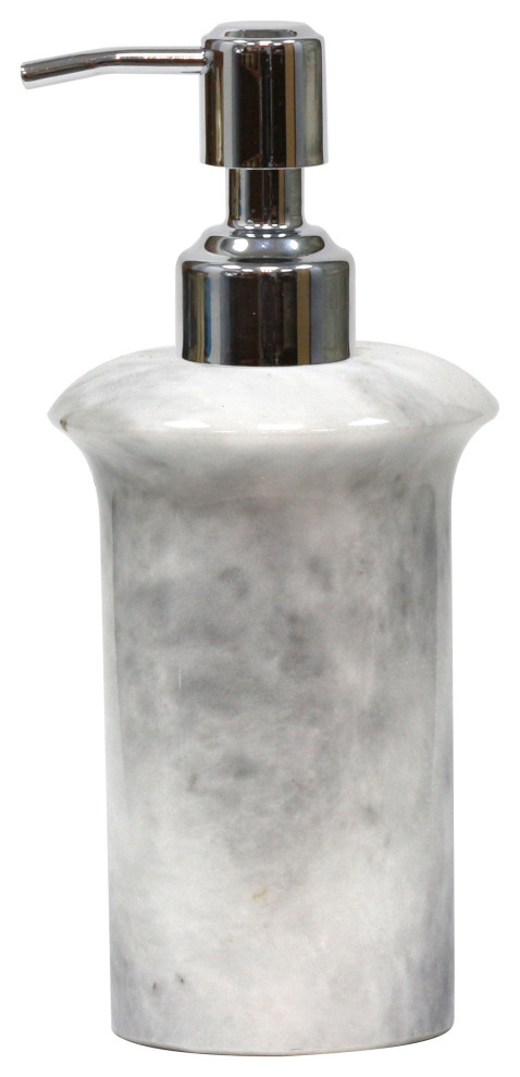 Oyster White Marble Lotion Dispenser