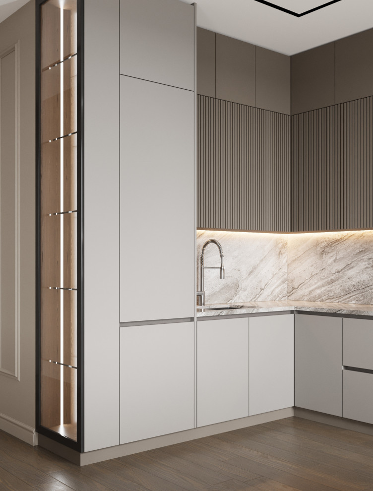 Дизайн 3-комнатной квартиры в клубном доме Futurist