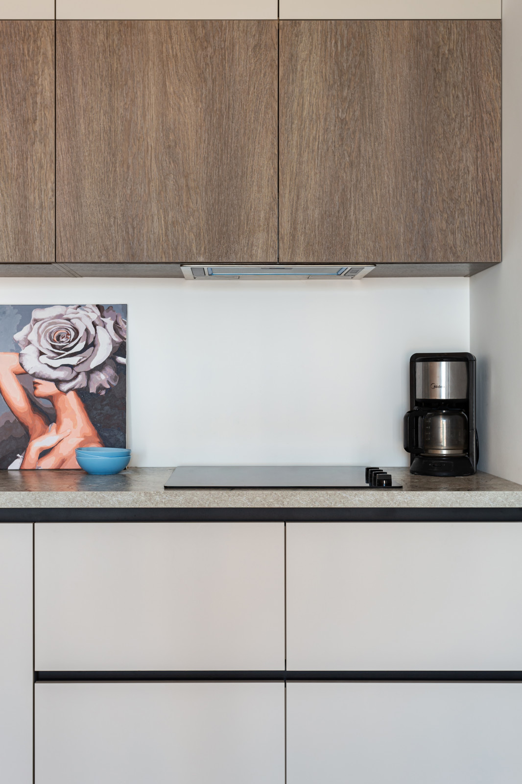 Кухня в стиле минимализм в ЖК Рождественский