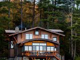 Rustic Exterior by Phinney Design Group