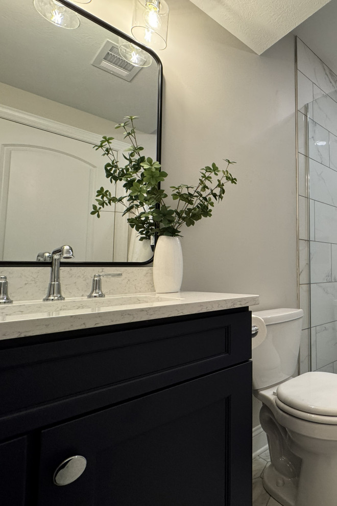 Elegant Black & White Bathroom Remodel | Pittsburgh, PA