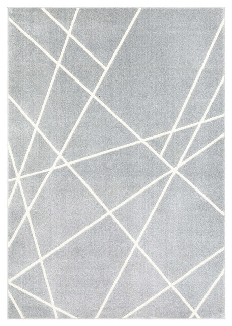 Horizon Area Rug in Medium Gray