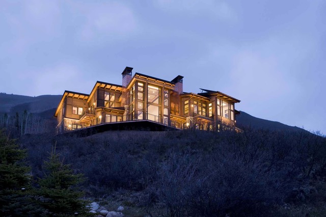 Mountain home modern-haeuser