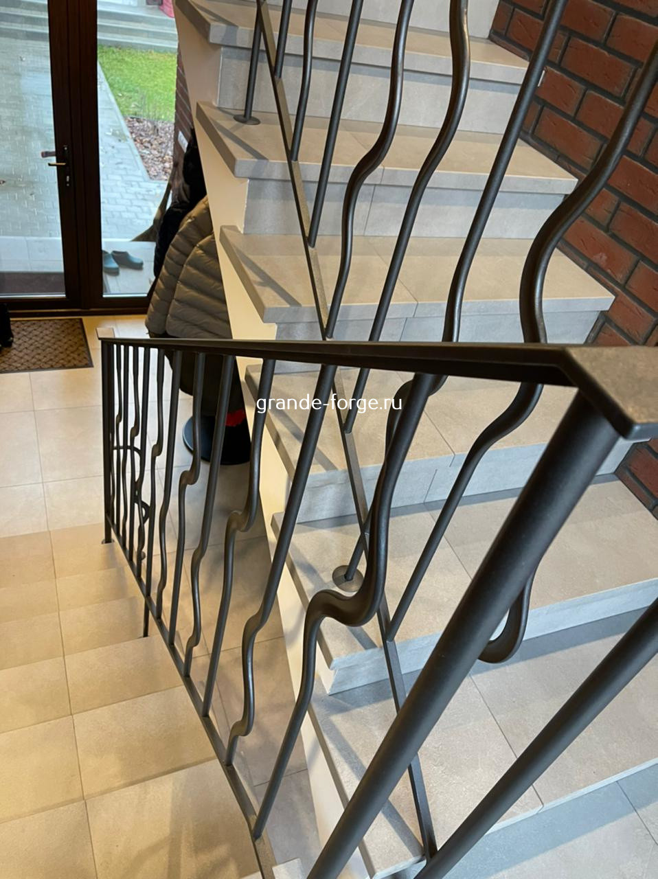 Лестница, латунное ограждение, Grande forge(Франция), коллекция "Графиня"