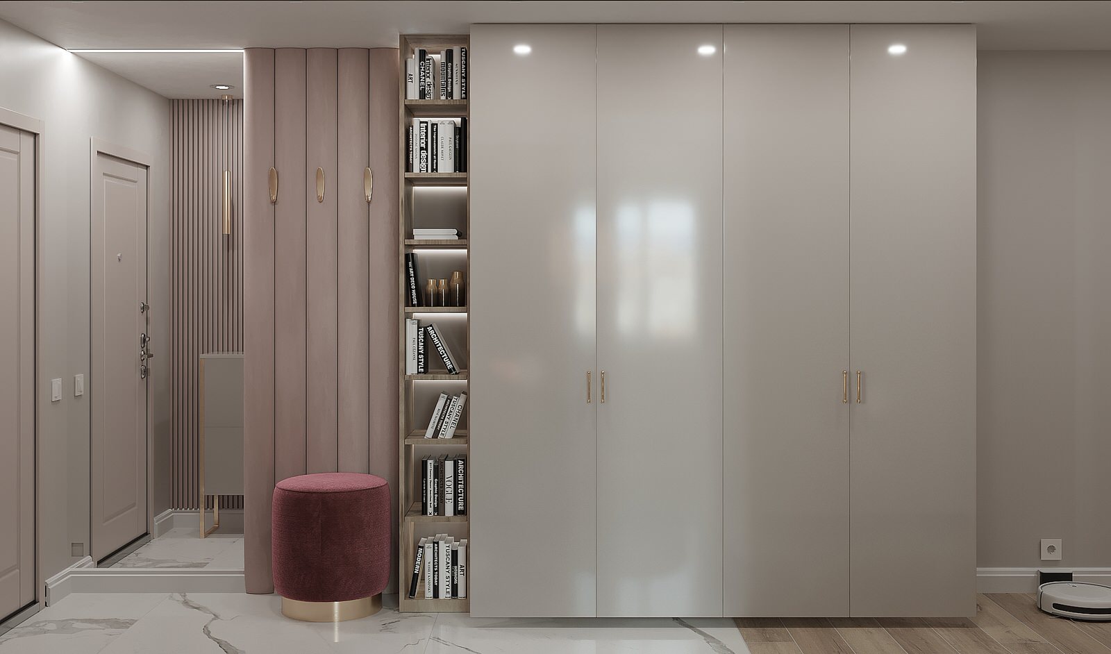 Трехкомнатная квартира для молодой девушки