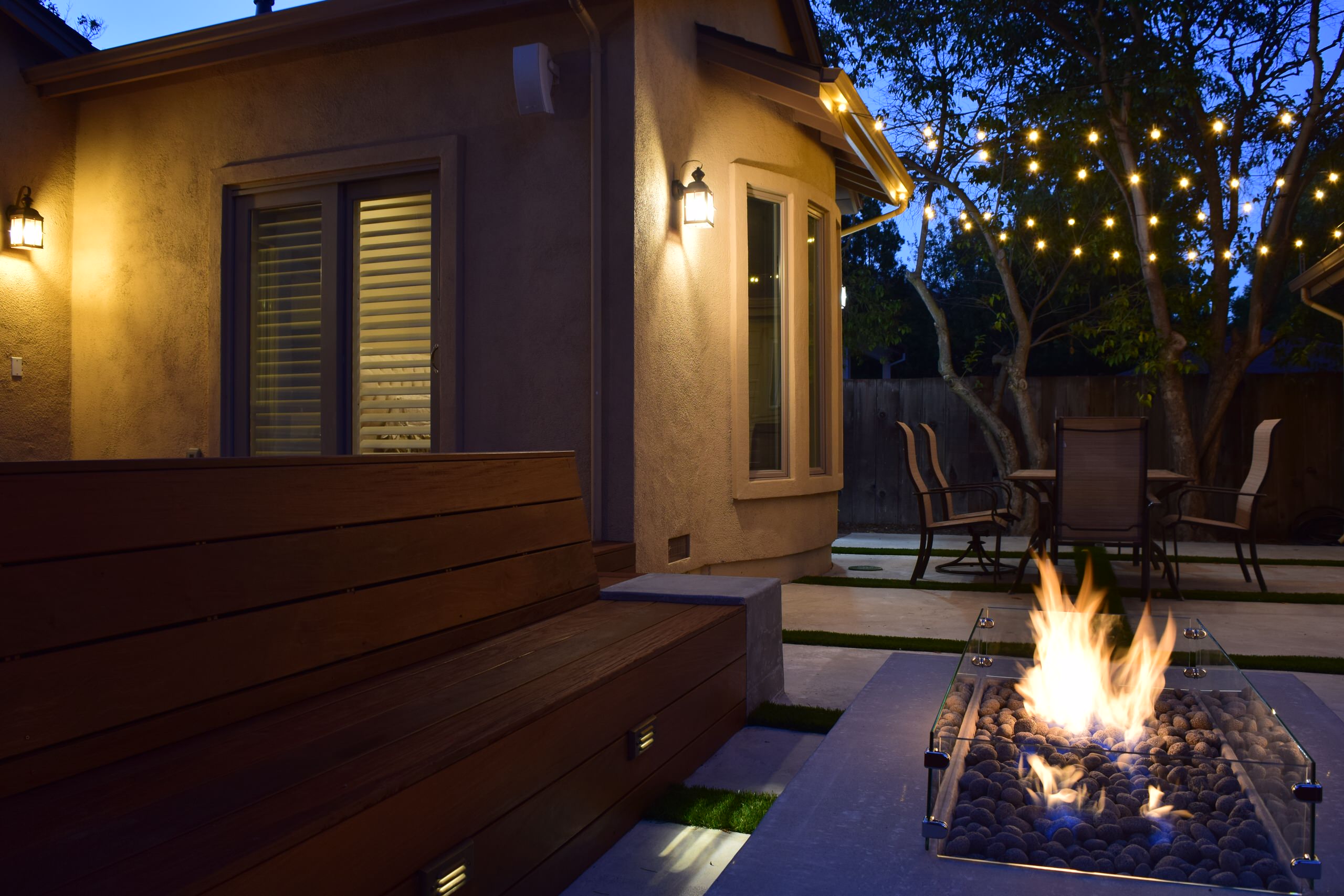 IPE Deck and Seating area