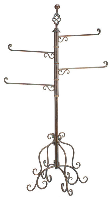 4 Arm Metal Swivel Rack