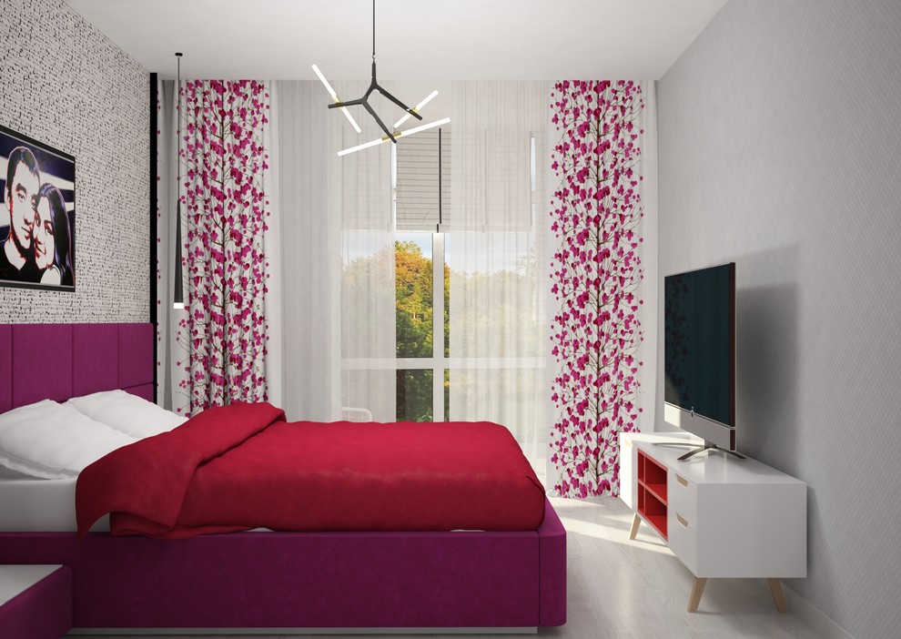 Яркая квартира для молодой пары