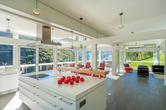 Huf Haus Art 3 Bianca Mdg Contemporary Kitchen Other By