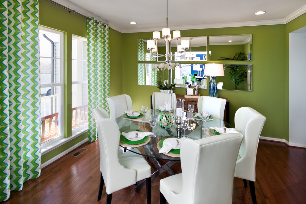 Inspiration for a contemporary dining room in DC Metro.
