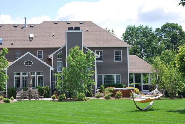 Long Valley Colonial american-traditional-exterior