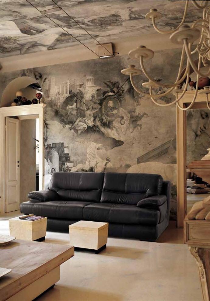 Обои с историческими фресками