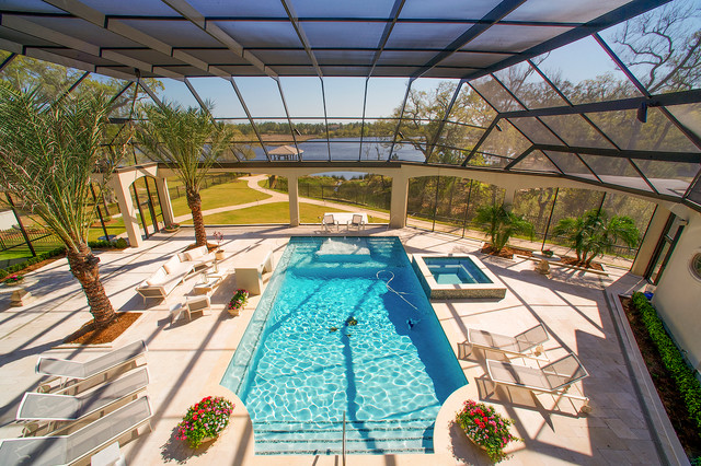 Back Bay Transitional transitional-pool