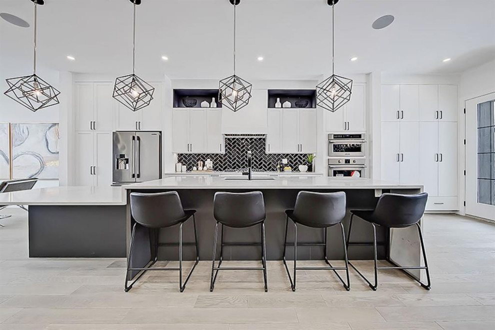 Home design - transitional home design idea in Calgary