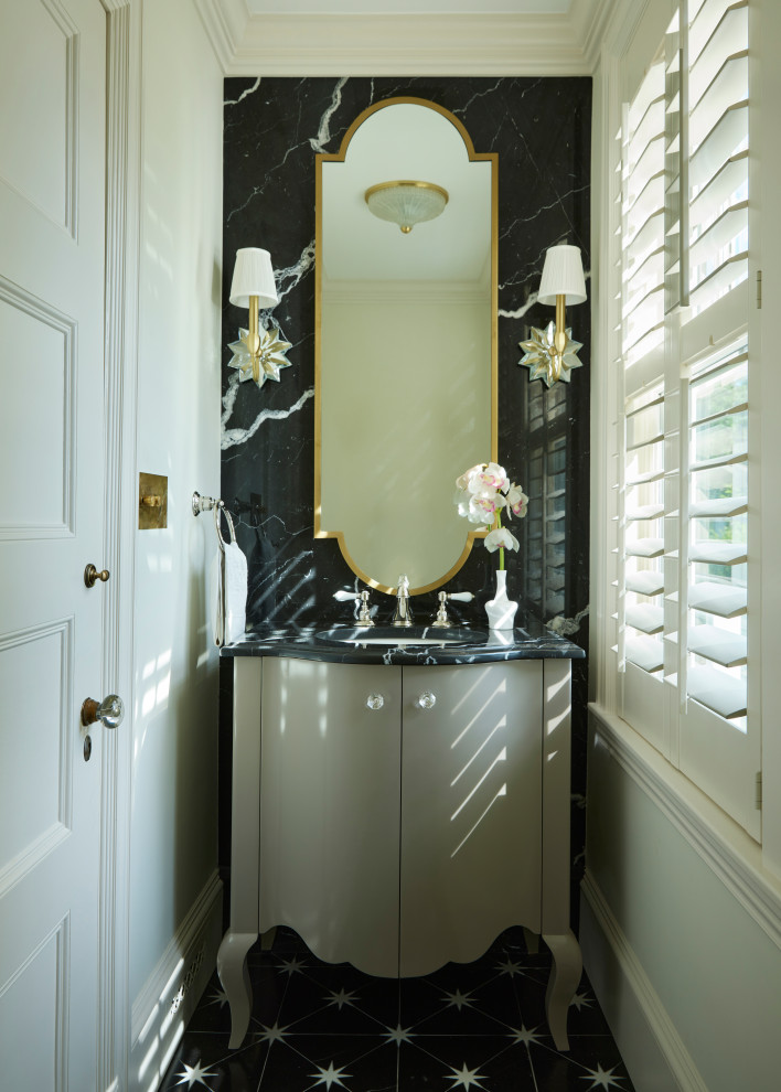 Milton Colonial - Traditional - Powder Room - Boston - by Oak Hill ...