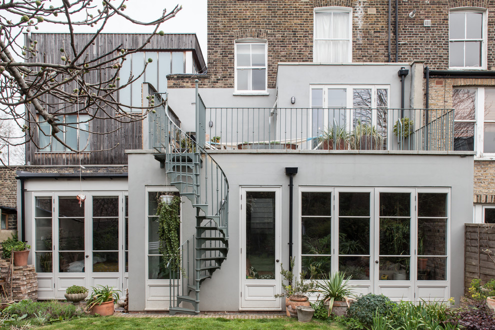 This is an example of a scandinavian exterior in London.