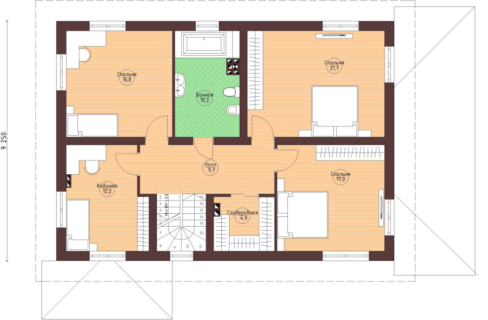 План 2-го этажа