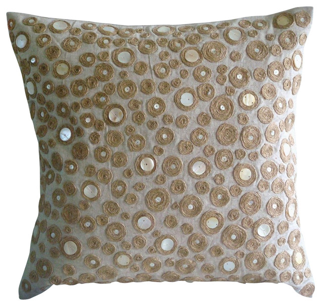 24x24 Cotton Linen Pillow Sham Covers Leaves Change Designer Green Pillow Sham Covers Square Multi Color Jute Leaves Pillows Cover