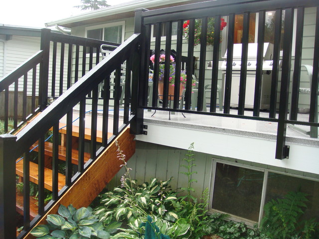 North Vancouver ~ Cedar Stairs & Wood Style Aluminum ...