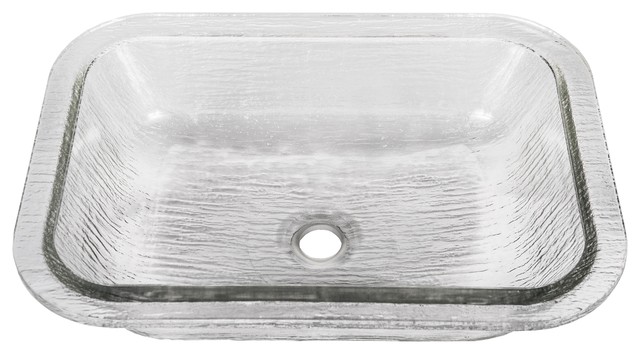 Oasis Rectangle Undermount Sink Crystal
