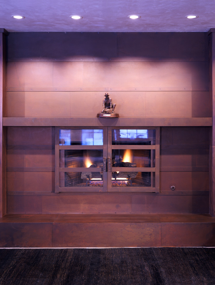 Home design - rustic home design idea in Denver