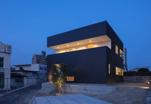 箱の家 moderne-facade