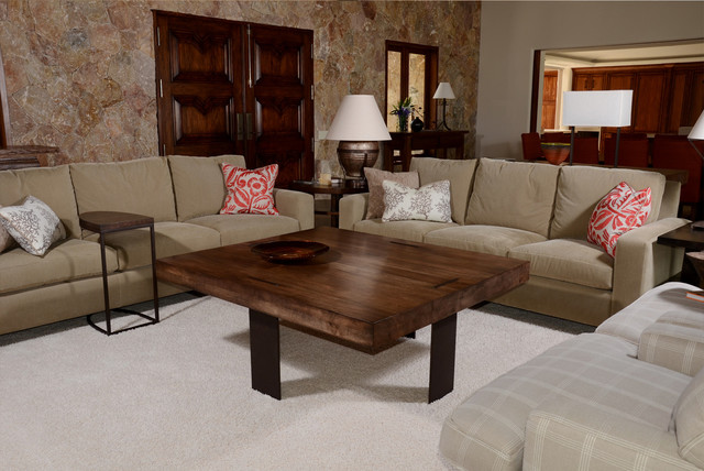 Coffee Table and Sofas contemporaneo-salon