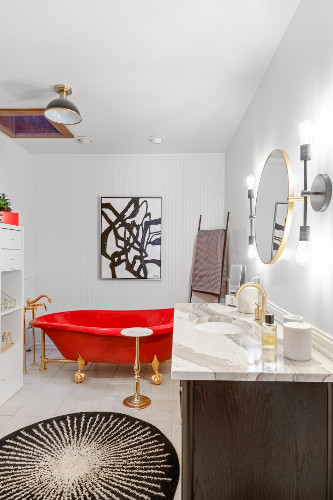 Eclectic Master Bath Suite