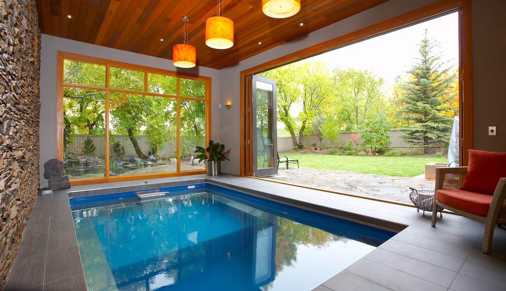 Living the dream in Calgary Contemporary Pool Calgary by