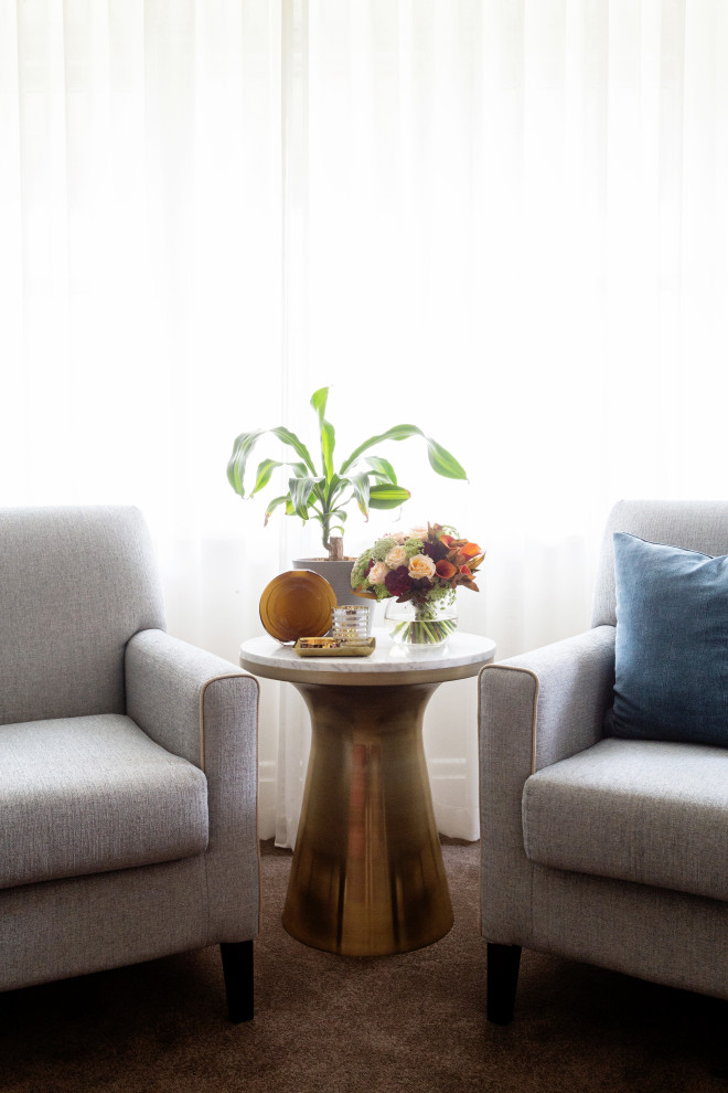 Inspiration for an eclectic living room in Melbourne.