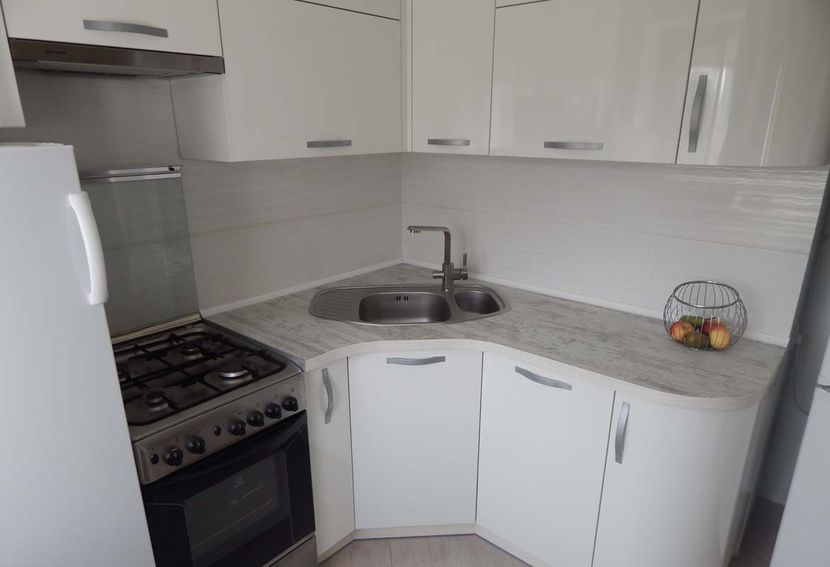 Кухни с фасадами из пластика