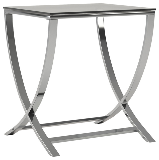 Vivien Glass Small Accent End Side, Glass End Tables For Living Room