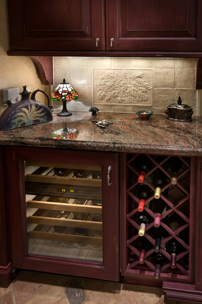 Inspiration for a rustic home design remodel in Denver
