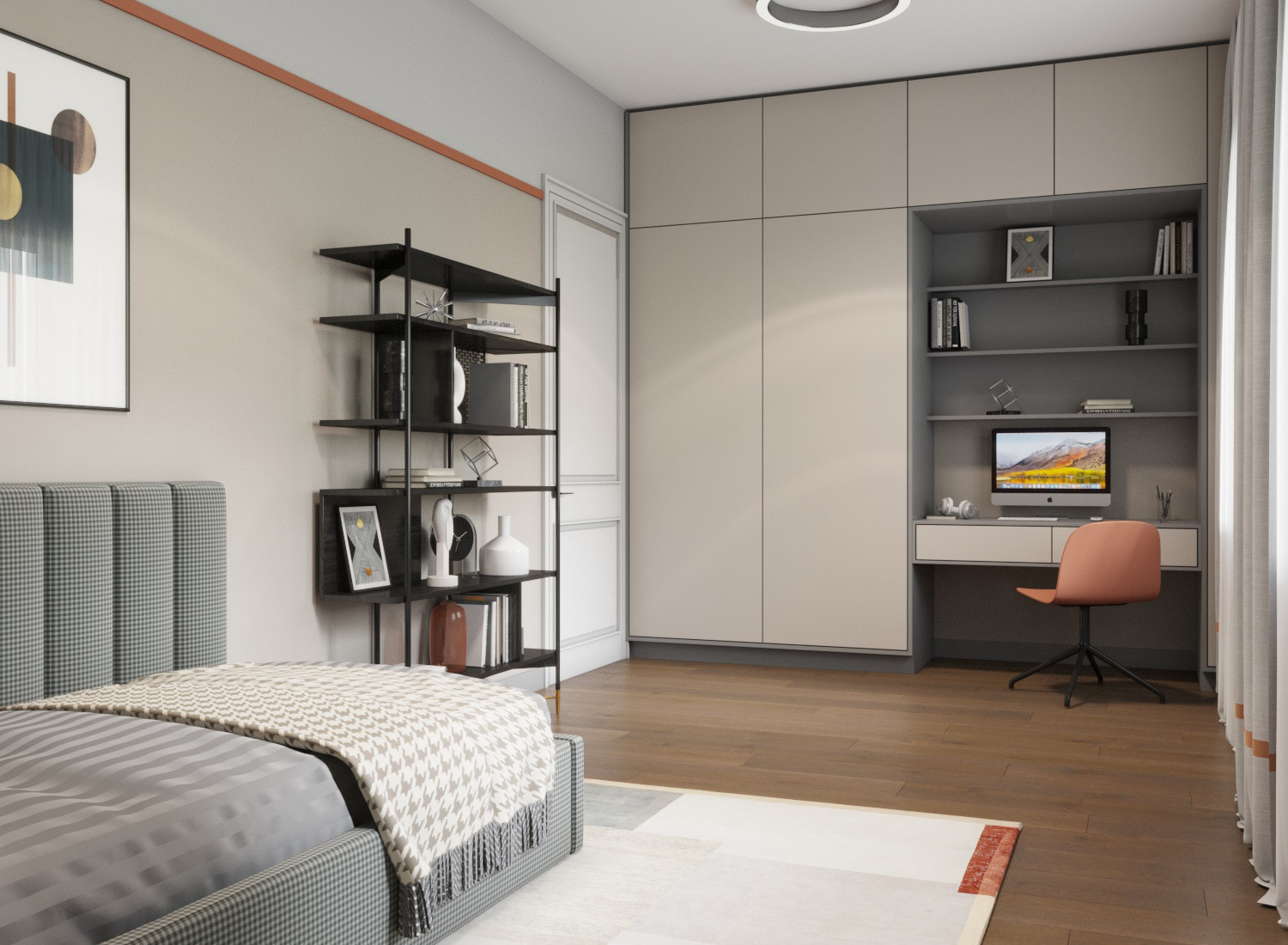 Квартира в светлых тонах.