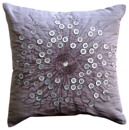 violet pillow covers