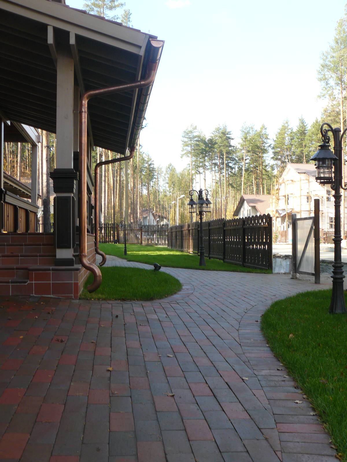 Входная зона из клинкера